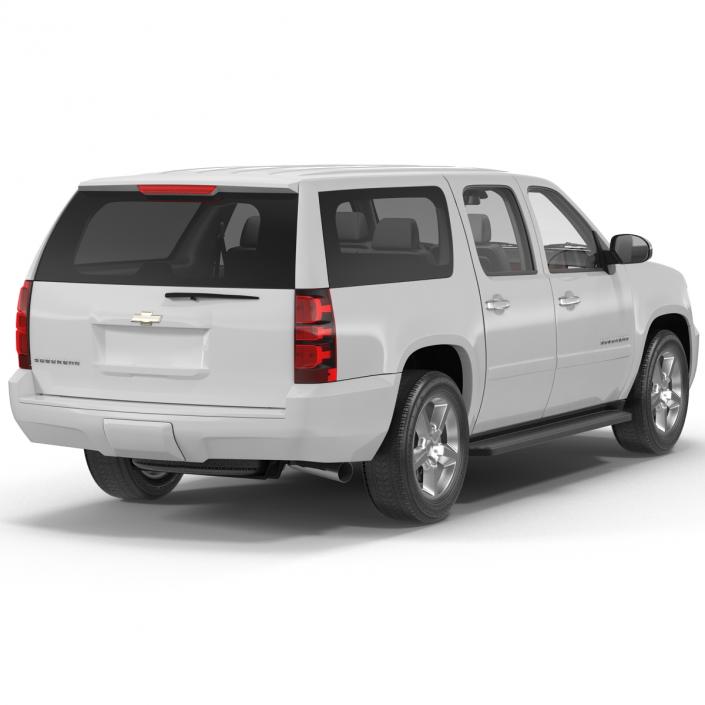 3D Chevrolet Suburban 2014 model