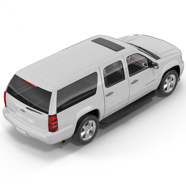 3D Chevrolet Suburban 2014 model