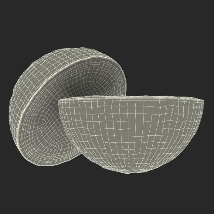 3D Grapefruit Cross Section 2