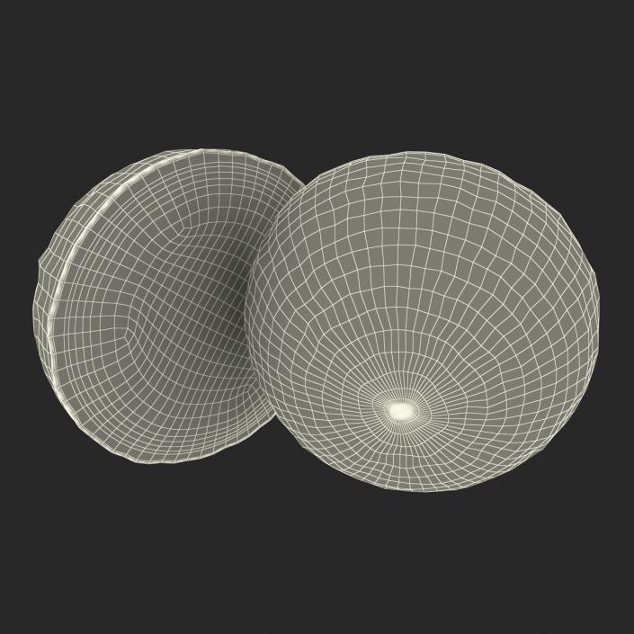 3D Grapefruit Cross Section 2