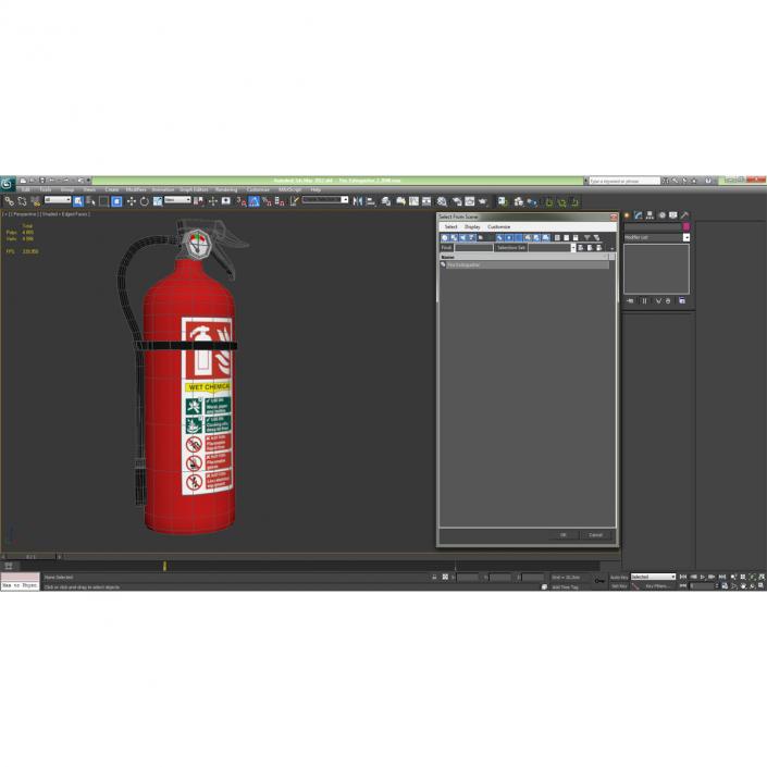 Fire Extinguisher 2 3D model