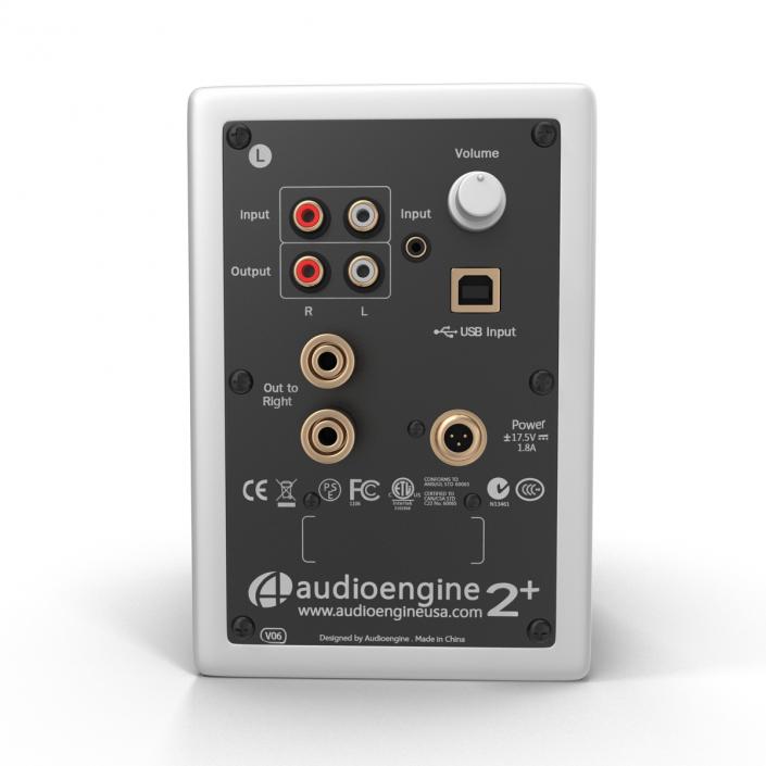 Multimedia Speakers Audioengine A2 3D model