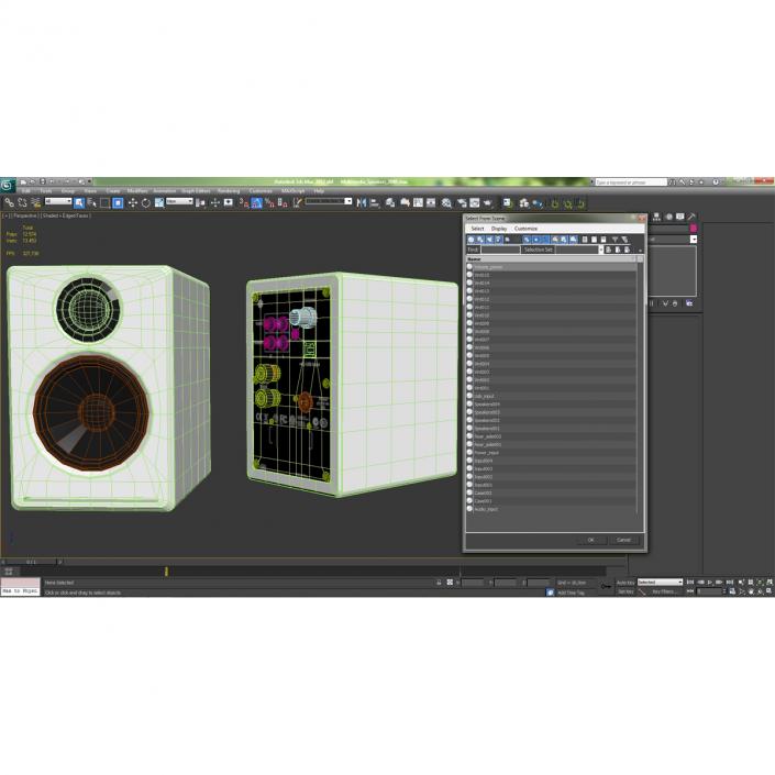 Multimedia Speakers 3D model