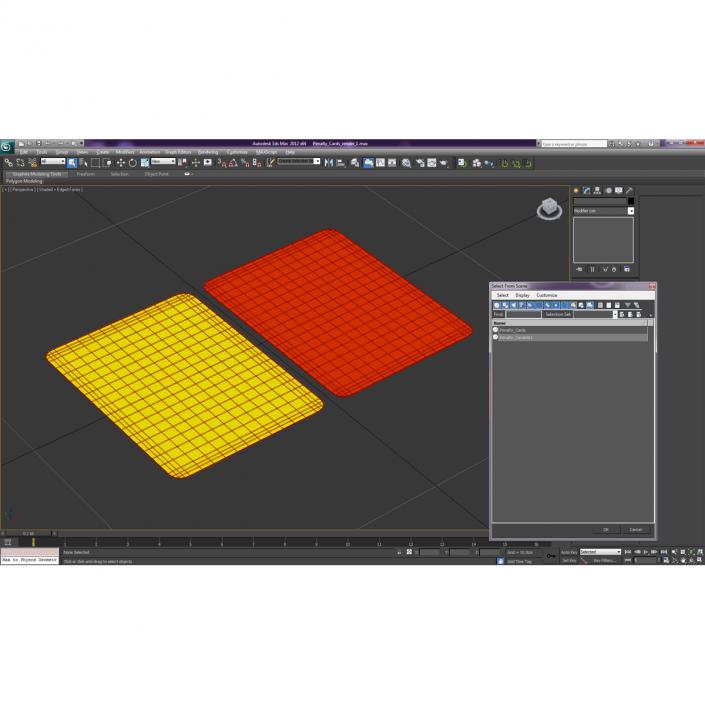 3D Penalty Cards model