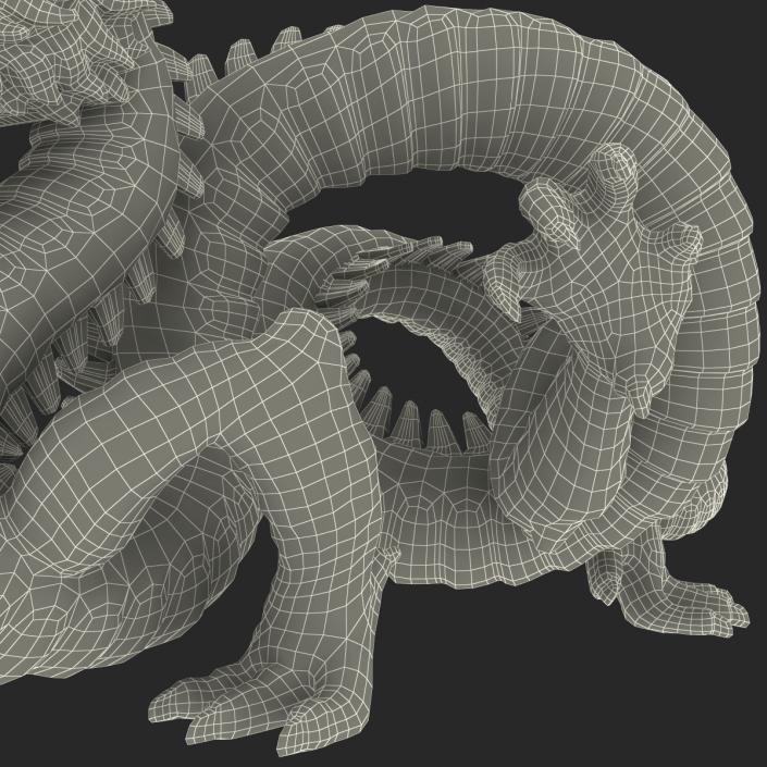 3D Chinese Dragon Statue