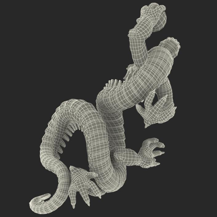 3D Chinese Dragon Statue