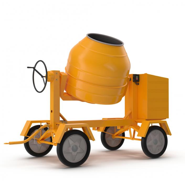 Cement Mixer 2 3D model