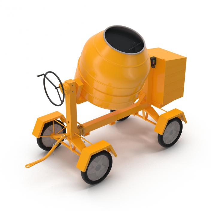 Cement Mixer 2 3D model