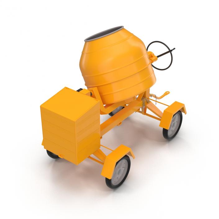 Cement Mixer 2 3D model