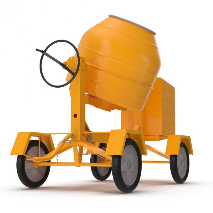 Cement Mixer 2 3D model