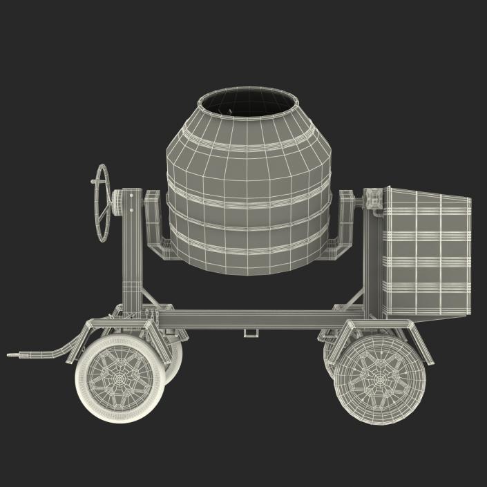 Cement Mixer 2 3D model