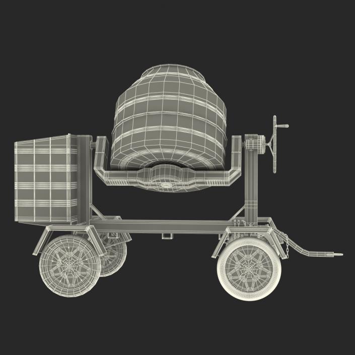 Cement Mixer 2 3D model