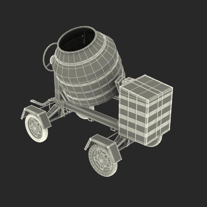 Cement Mixer 2 3D model