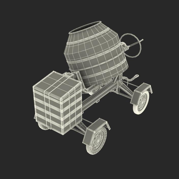 Cement Mixer 2 3D model