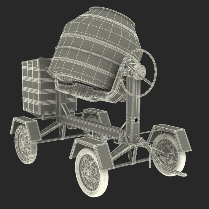 Cement Mixer 2 3D model