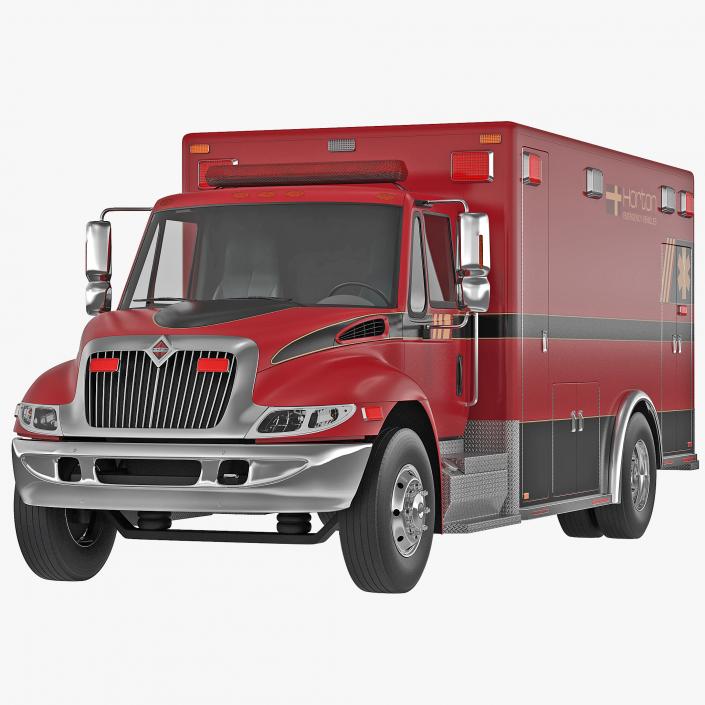 International Durastar Ambulance 2 3D model