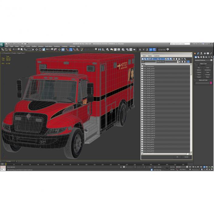 International Durastar Ambulance 2 3D model