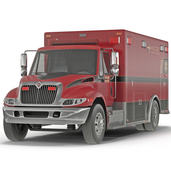 International Durastar Ambulance 2 3D model