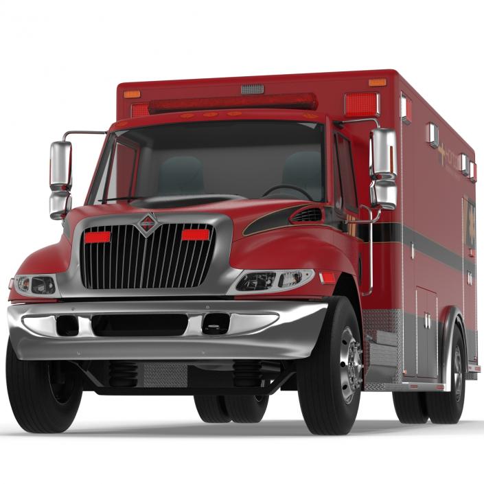 International Durastar Ambulance 2 3D model