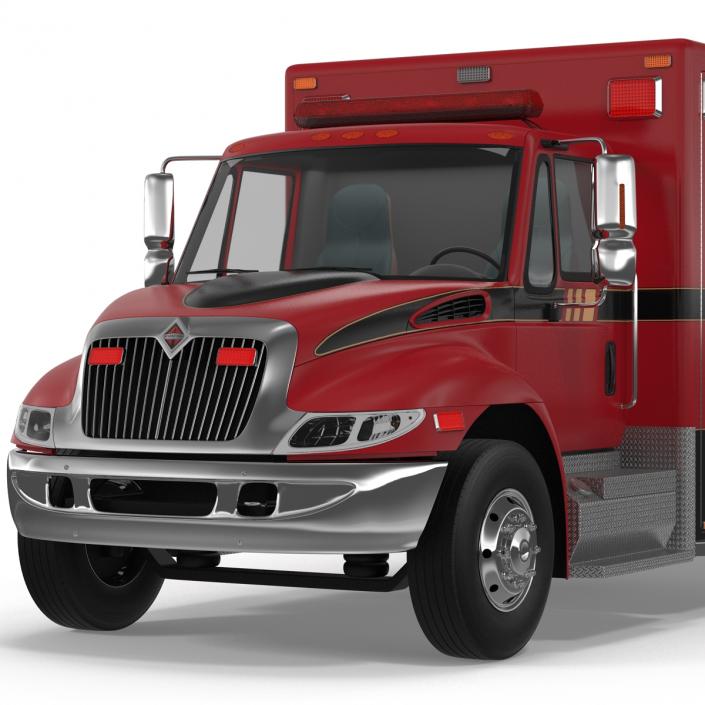 International Durastar Ambulance 2 3D model