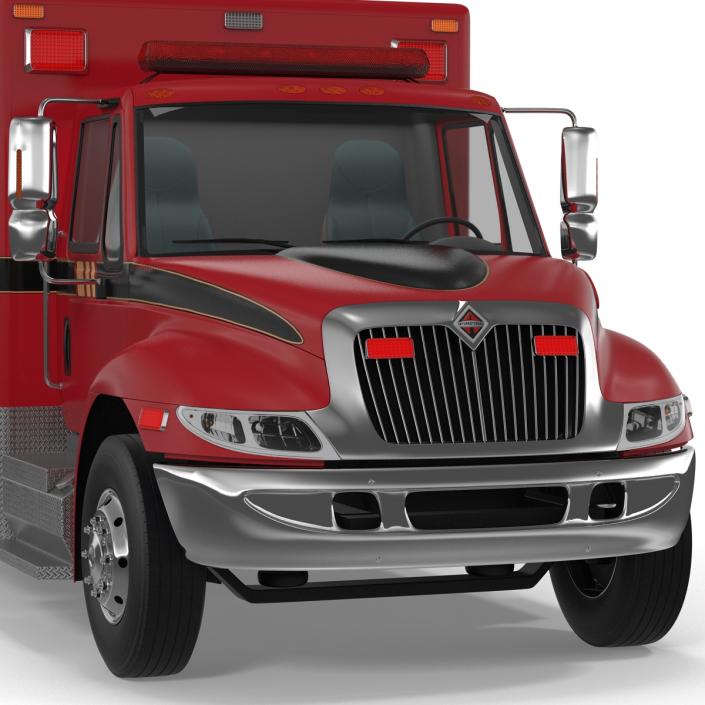 International Durastar Ambulance 2 3D model