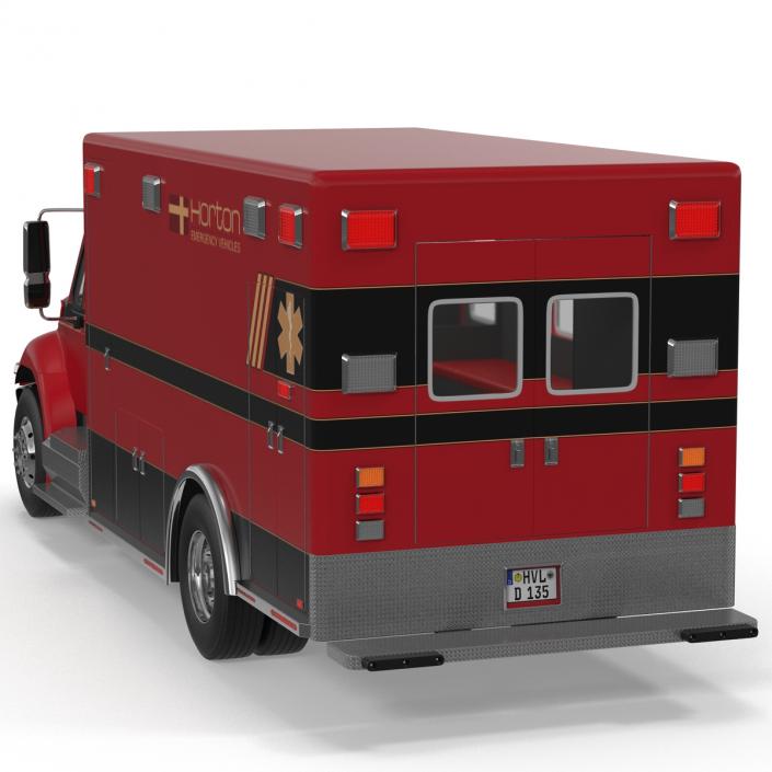 International Durastar Ambulance 2 3D model