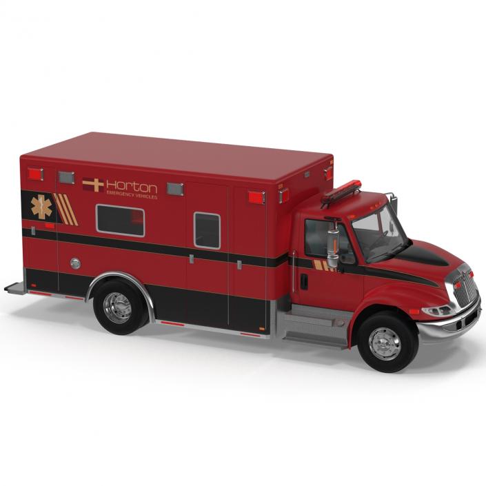 International Durastar Ambulance 2 3D model