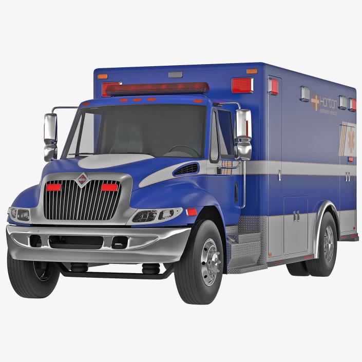 International Durastar Ambulance 3 3D model