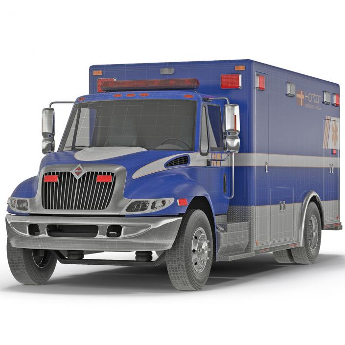 International Durastar Ambulance 3 3D model