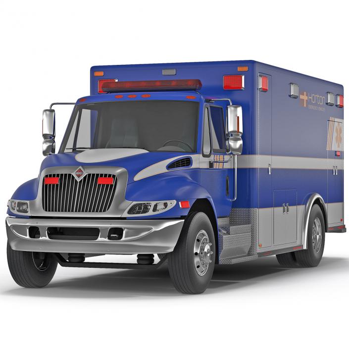 International Durastar Ambulance 3 3D model