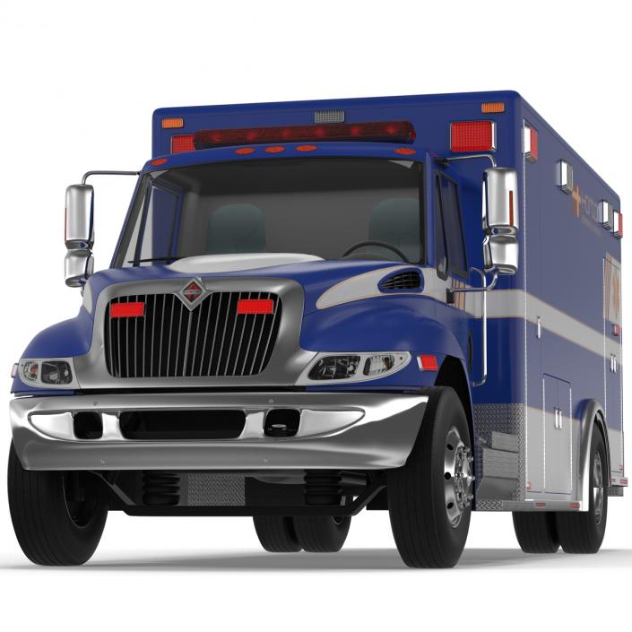 International Durastar Ambulance 3 3D model