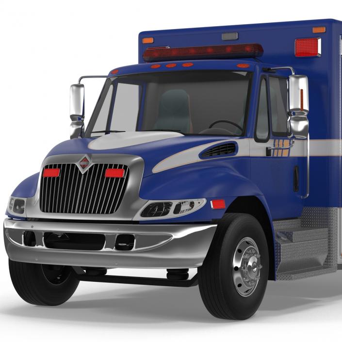 International Durastar Ambulance 3 3D model