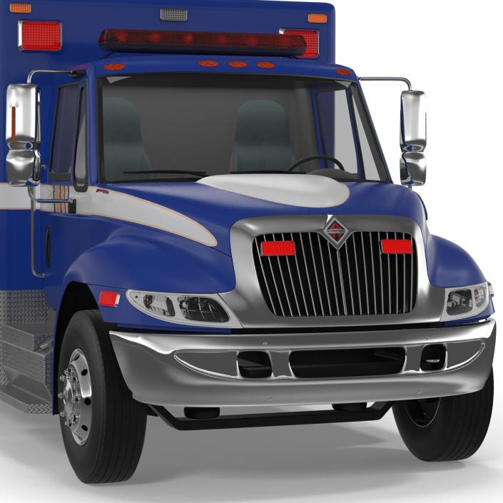 International Durastar Ambulance 3 3D model