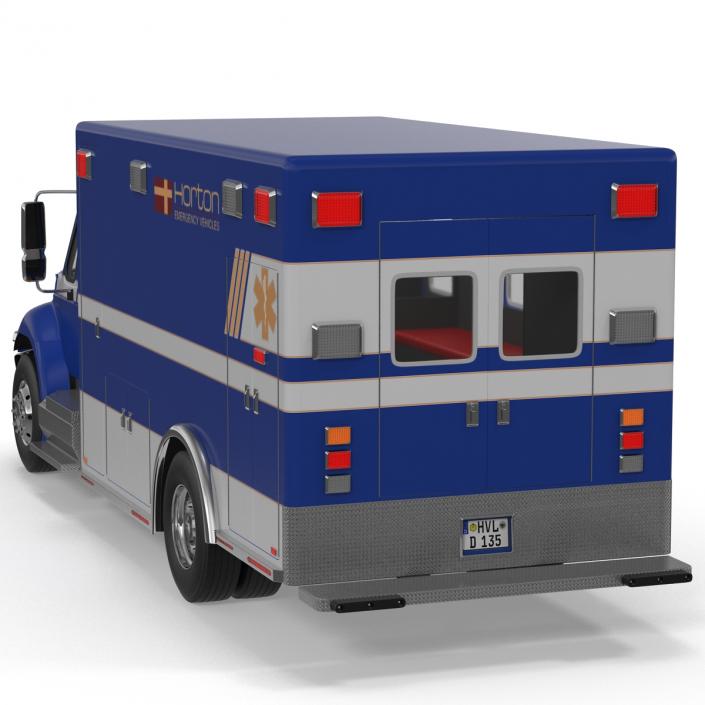 International Durastar Ambulance 3 3D model