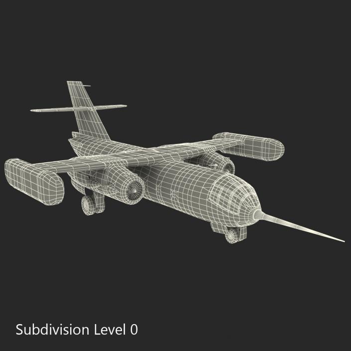 Jet Transport Dornier Do 31 3D