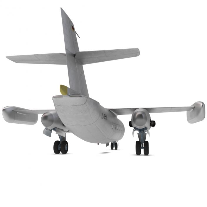 Jet Transport Dornier Do 31 Rigged 3D model