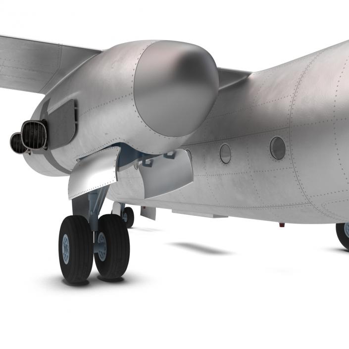 Jet Transport Dornier Do 31 Rigged 3D model