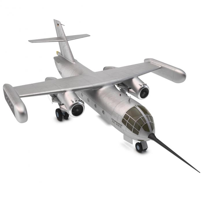 Jet Transport Dornier Do 31 Rigged 3D model