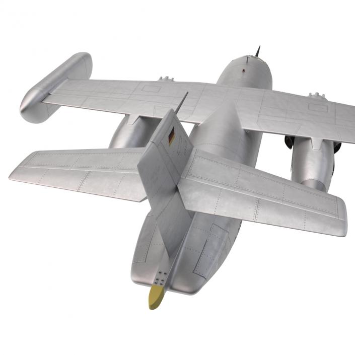 Jet Transport Dornier Do 31 Rigged 3D model