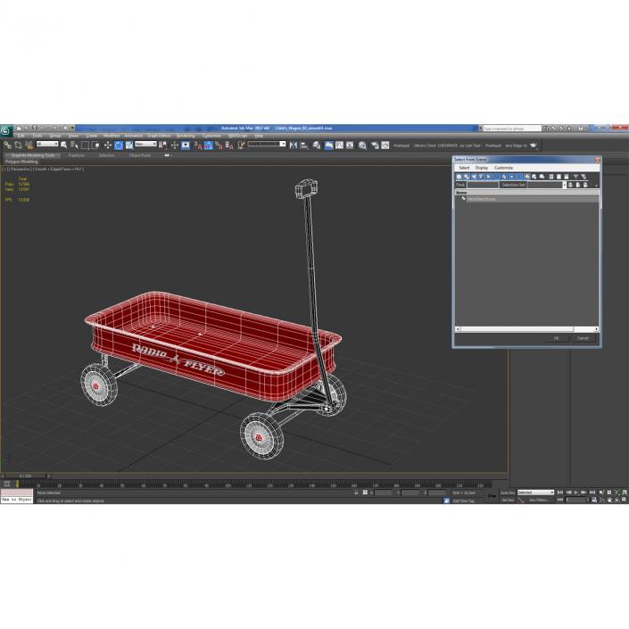 Childs Wagon 2 3D model