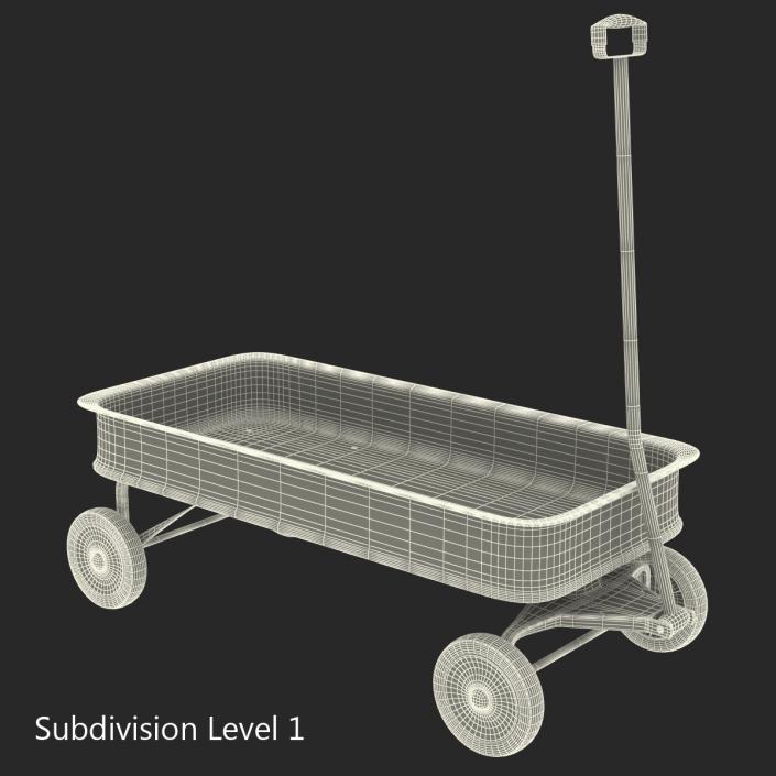 Childs Wagon 2 3D model