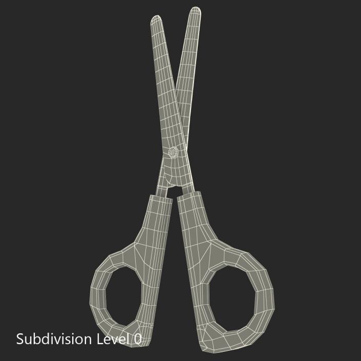 3D Scissors 2 Black