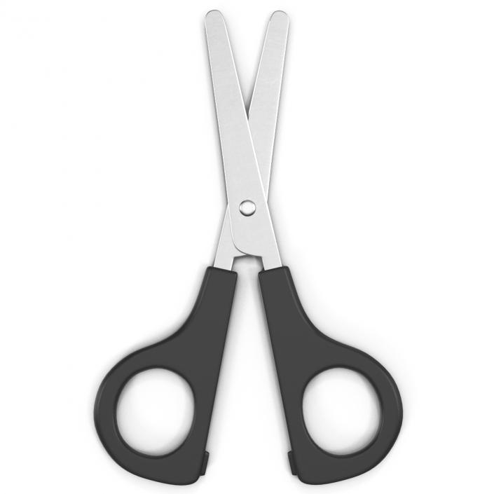 3D Scissors 2 Black