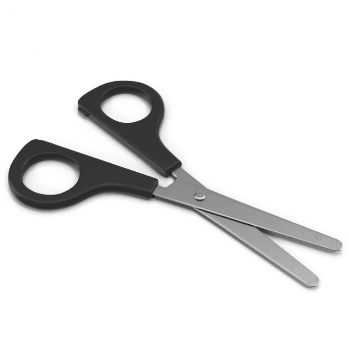 3D Scissors 2 Black