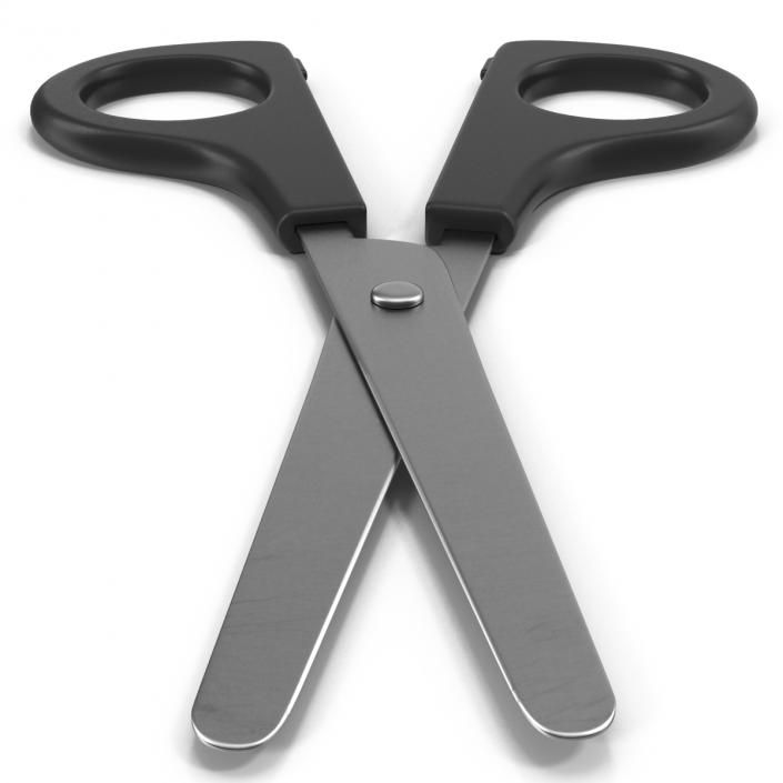 3D Scissors 2 Black