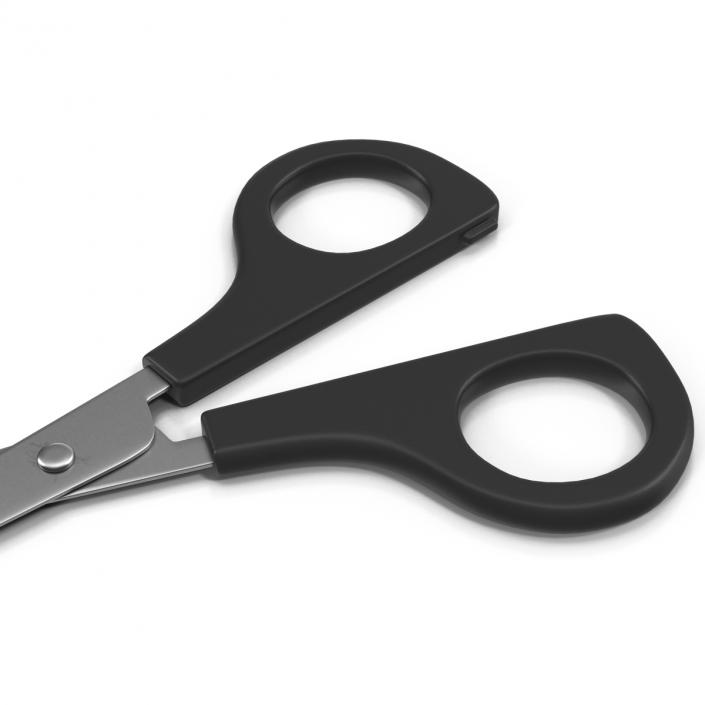 3D Scissors 2 Black