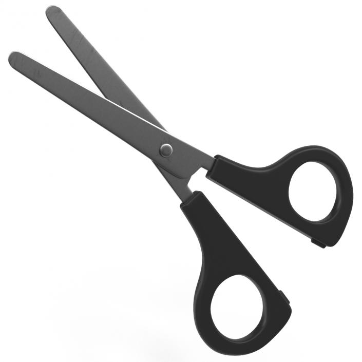 3D Scissors 2 Black