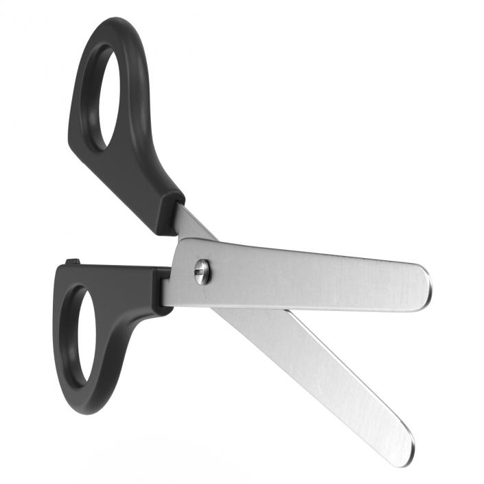 3D Scissors 2 Black