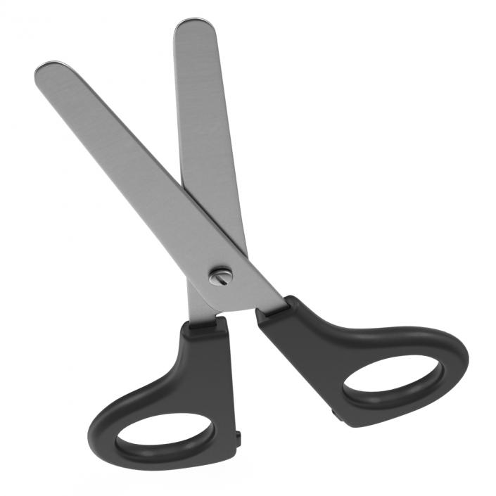 3D Scissors 2 Black