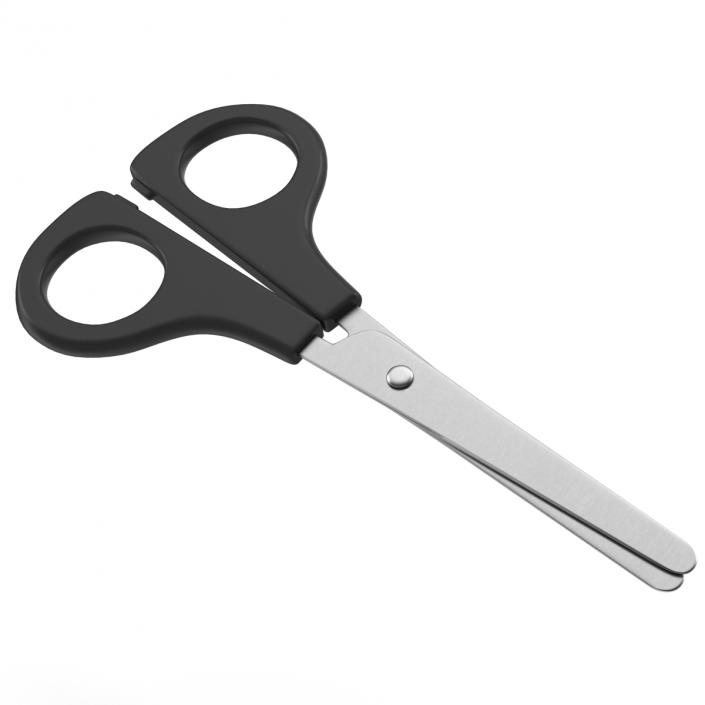 3D Scissors 2 Black